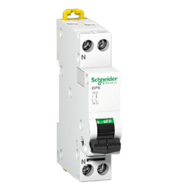 Siguranta automata bipolara F+N 40A curba C, 4.5kA, 1 modul Schneider