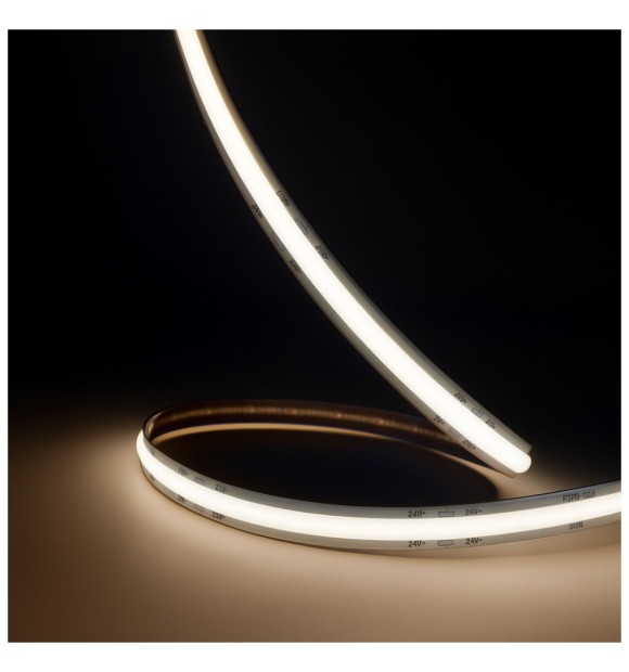 Banda LED FCOB 24V 10W/m 4000K Lumina Neutra IP20 5m, 192 LED/m