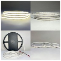 Banda LED FCOB 24V 10W/m 4000K Lumina Neutra IP20 5m, 192 LED/m - detaliu