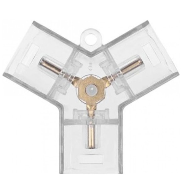 Conector Y pentru profil LED T5 interconectabil, transparent IP20