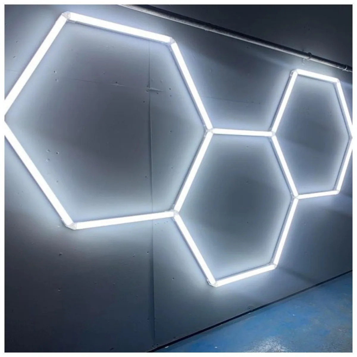 Set 3 Hexagoane LED Honeycomb 96W, Tuburi 440mm, IP20 230V