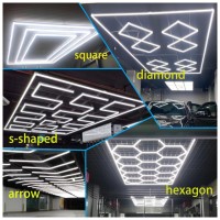 Kit 5 Hexagoane LED Honeycomb 192W Tuburi T5 568mm IP20 230V - ambalaj