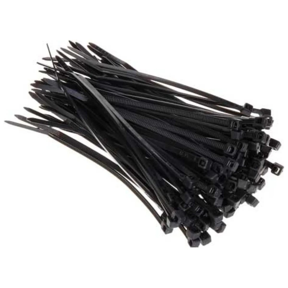 Coliere de cablu negre 300x4.8 mm, nylon rezistent UV (brida)