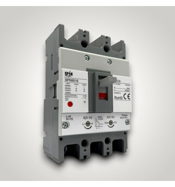 Intrerupator Automat MCCB (USOL) 3P 200A, 690V, in Carcasa Turnata