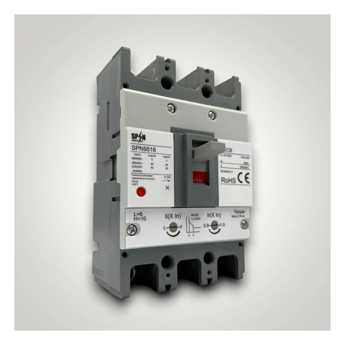 Intrerupator Automat MCCB (USOL) 3P 200A, 690V, in Carcasa Turnata
