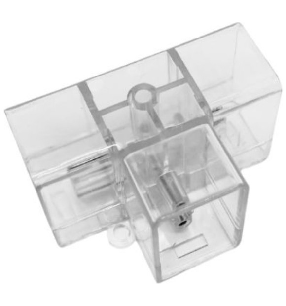 Conector T pentru tuburi T5 interconectabile, IP20, transparent
