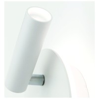 Aplica LED perete cu spot 10W 430lm, 3000K-4000K-6500K, patrata alba IP20 - ambalaj