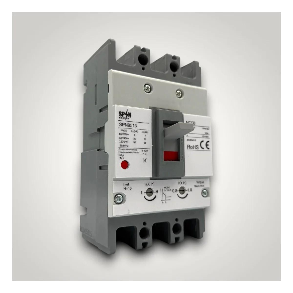 Intrerupator automat MCCB USOL 3P 100A, 690V, in carcasa turnata