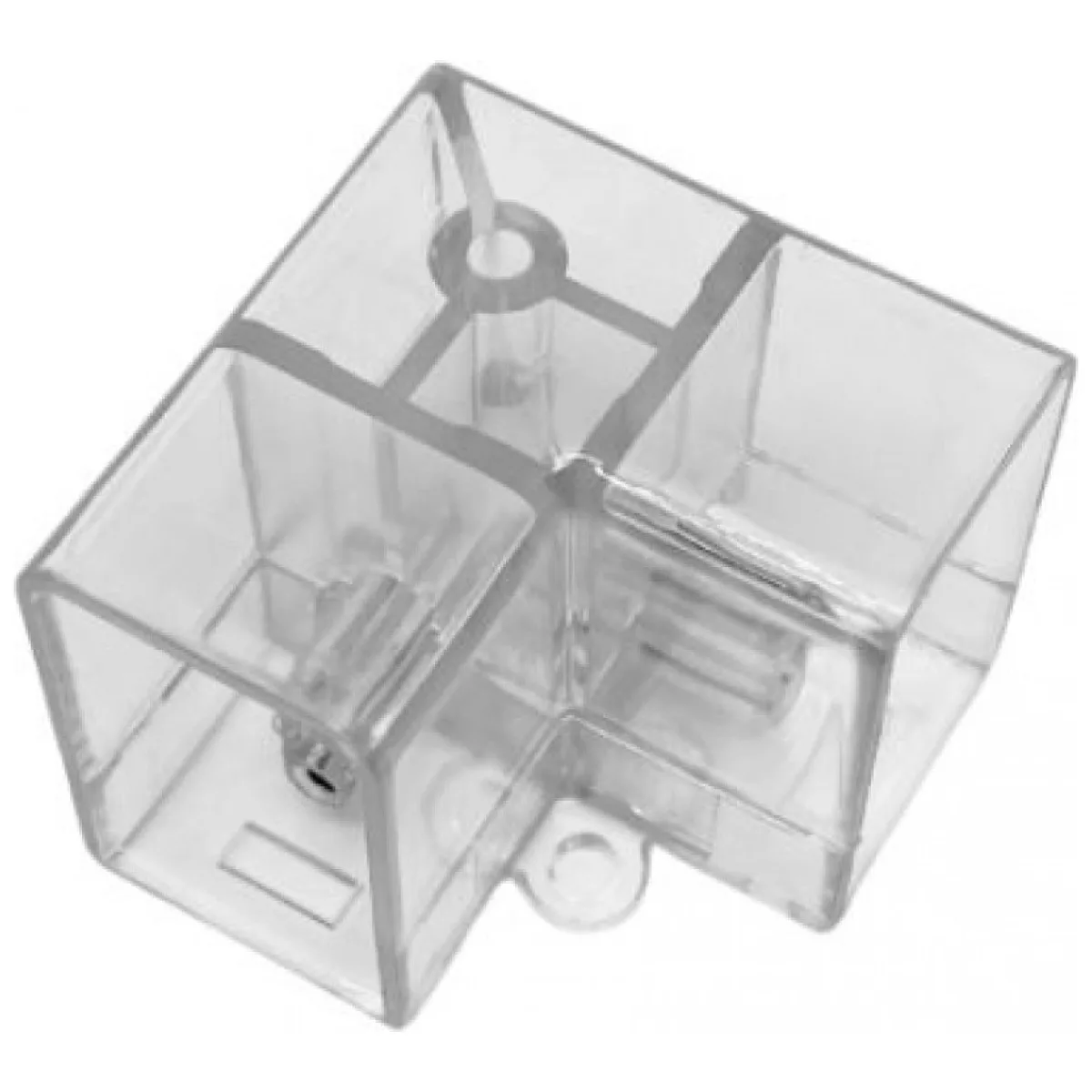Conector colt L 90 grade pentru corpuri liniare T5 interconectabile, IP20