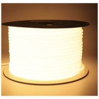 Banda LED FCOB 230V 10W/m IP65 Lumina Calda 3000K, rola 100m - vedere laterala