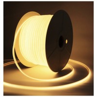 Banda LED FCOB 230V 10W/m IP65 Lumina Calda 3000K, rola 100m - detaliu