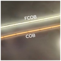 Banda LED FCOB 230V 10W/m IP65 Lumina Calda 3000K, rola 100m - imagine 10