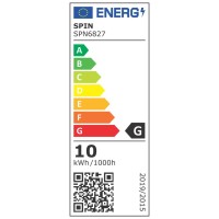Banda LED FCOB 230V 10W/m IP65 Lumina Calda 3000K, rola 100m - imagine 11