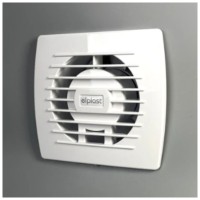 Ventilator de perete Onyx 100mm, 19W, 100 m3/h, IPX4, negru