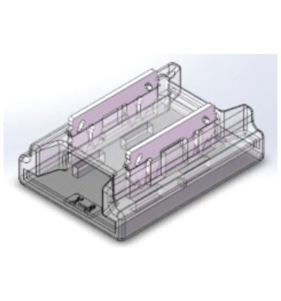 Conector drept PCB la PCB banda LED RGB 10mm 4 pini IP20