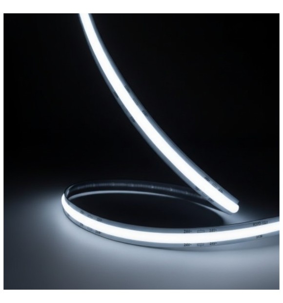 Banda LED FCOB 24V 10W/m 6500K Lumina Rece IP20 5m