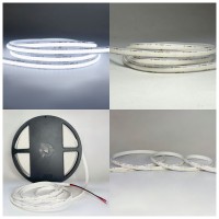 Banda LED FCOB 24V 10W/m 6500K Lumina Rece IP20 5m - ambalaj