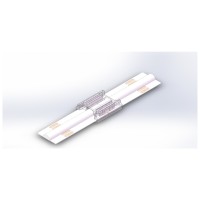 Conector drept PCB la PCB 8mm 2 pini IP20, max 6A, 12V/24V - detaliu