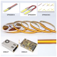 Banda LED COB Free Cut 24V 13W/m 4000K Lumina Neutra 5m IP20 - detaliu