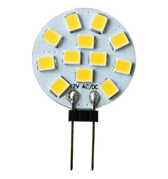 Bec LED G4 2W 12V, Lumina Rece 6500K, 200 lm, IP20
