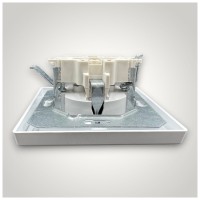 Priza Schuko simpla cu contact de protectie, 250V, 16A, IP20 - detaliu