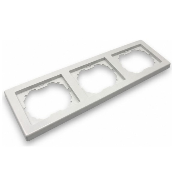 Rama tripla pentru aparataj modular, 3 module, IP20