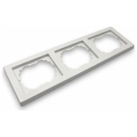 Rama tripla pentru aparataj modular, 3 module, IP20