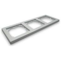 Rama tripla pentru aparataj modular, 3 module, IP20 - detaliu