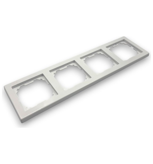 Rama cvadrupla aparataj modular, 4 module aliniate, IP20
