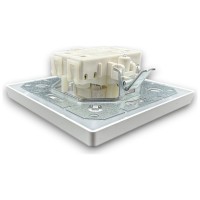 Intrerupator cap-scara 250V~ 10A, IP20, comanda lumina din 2 puncte - detaliu