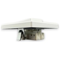 Intrerupator dublu candelabru, 250V, 10A, IP20, comanda 2 circuite - ambalaj