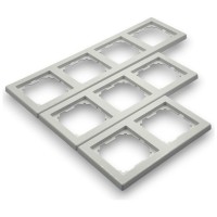 Rama dubla 2 module, IP20, pentru prize si intrerupatoare modulare - detaliu