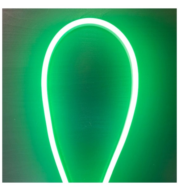 Neon Flex LED Verde SMD2835 220V 10W/m IP65, rola 50M, 15x26mm