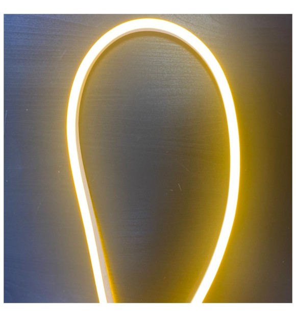 Neon Flex LED Galben 10W/m 220V IP65 15x26mm SMD2835