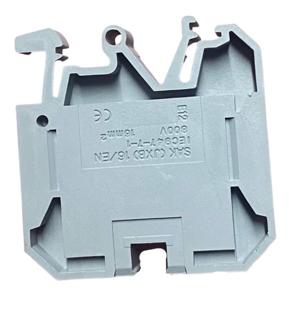 Clema Sir P DIN 35 mm Gri pentru Impamantare Tablou Electric