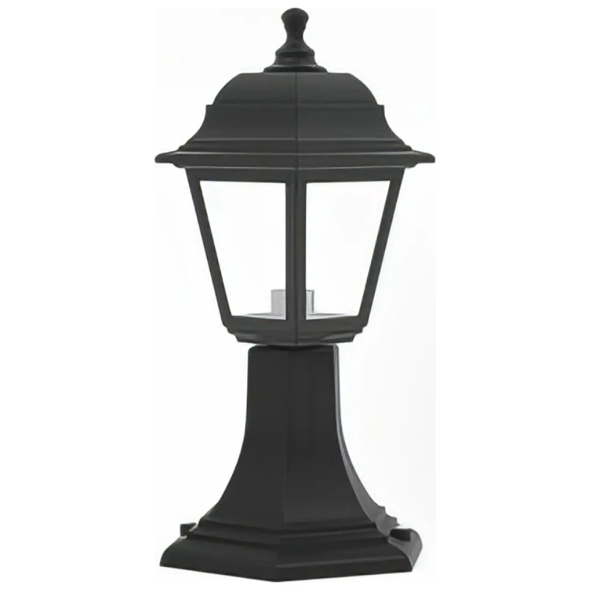 Felinar Gradina cu Picior Negru 230V, 40W, E27, IP44, 405mm