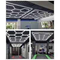 Set 8 Hexagoane LED Honeycomb 280W, Tuburi 568mm, IP20 230V